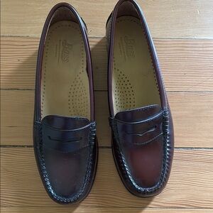 G.H. Bass & Co. Brown Leather Weejuns Penny Loafers
